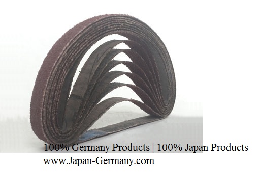Giấy nhám vòng  10 mm  x 330 mm ( nhám vòng 10  x  330) mài kim loại và gỗ  hạt silicon carbide 942E Starcke Germany