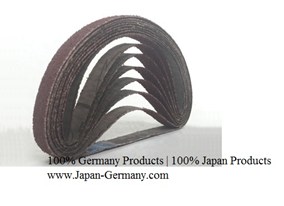 Giấy nhám vòng  10 mm  x 330 mm ( nhám vòng 10  x  330) mài kim loại và gỗ  hạt silicon carbide 942E Starcke Germany
