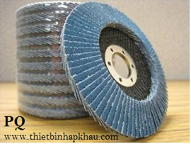 Nhám xếp xanh Premium® Zirco-P001, Zirconia Flap Disc Grinding Wheel. 100 mm, 72 lá xếp
