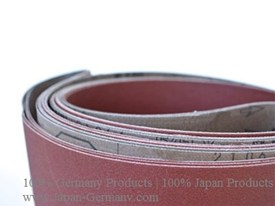 Giấy nhám vòng 150 mm  x 3353 mm( nhám vòng 150 x 3353 ) mài kim loại và gỗ hạt Aluminium Oxit 641pf, nền vải mềm Starcke Germany